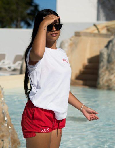 Socorrista en piscina