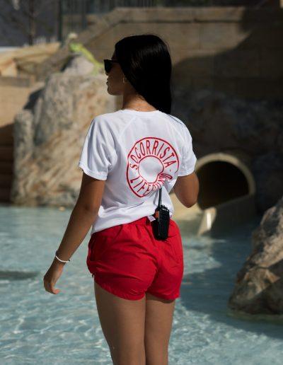 Socorrista en piscina