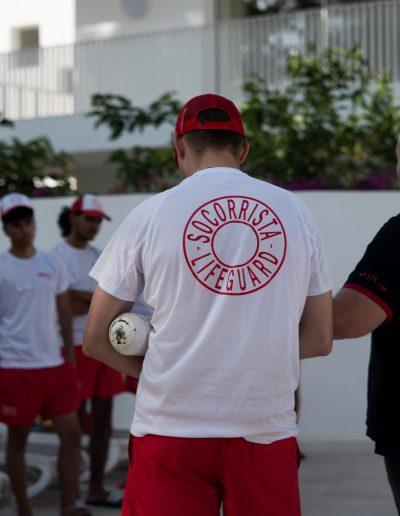 Socorrista en un curso de socorrismo