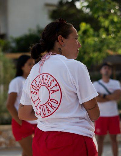 Socorrista en un curso de socorrismo