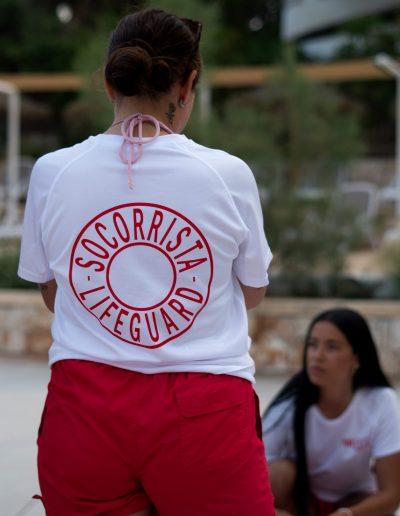 Socorrista en un curso de socorrismo