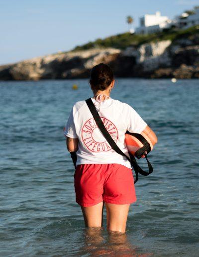 Socorrista en la playa